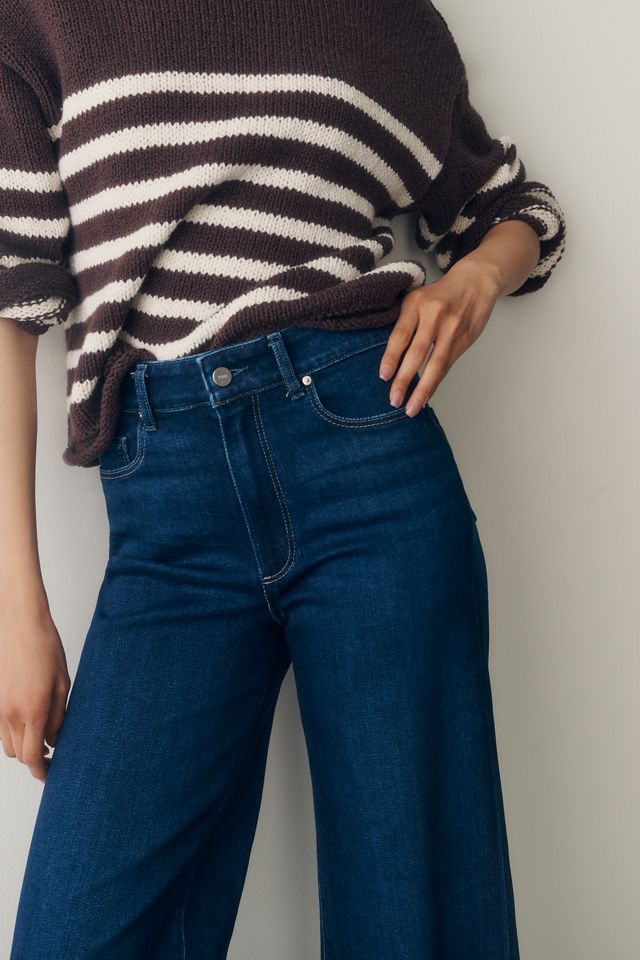 PAIGE Anessa 31" High-Rise Wide-Leg Jeans #3