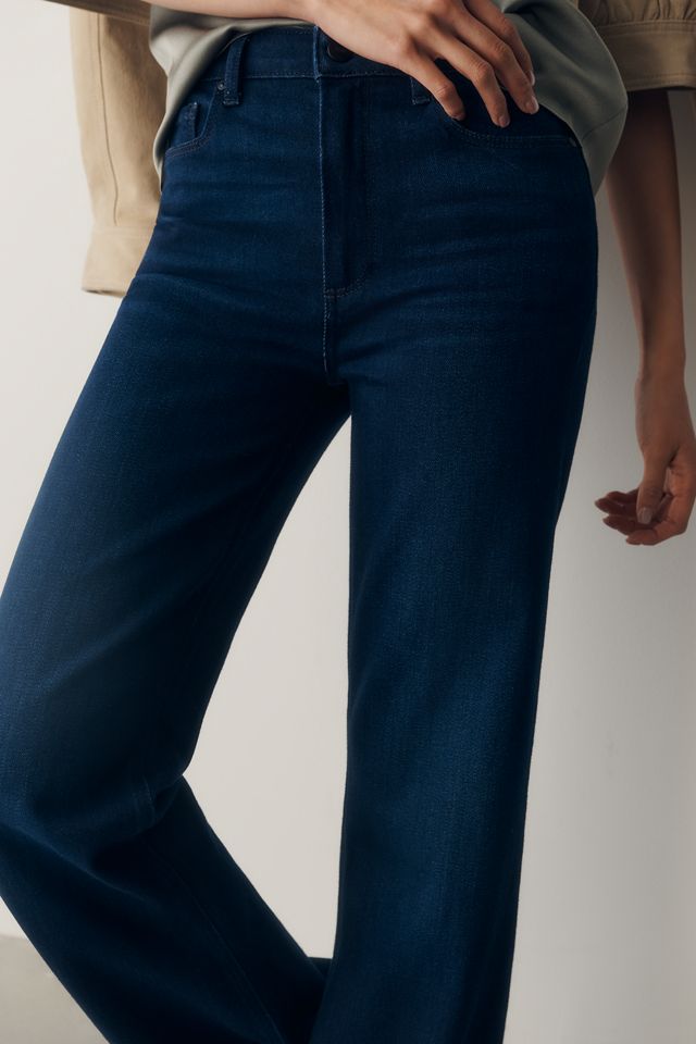 PAIGE Leenah 32" Mid-Rise Flared Jeans #1