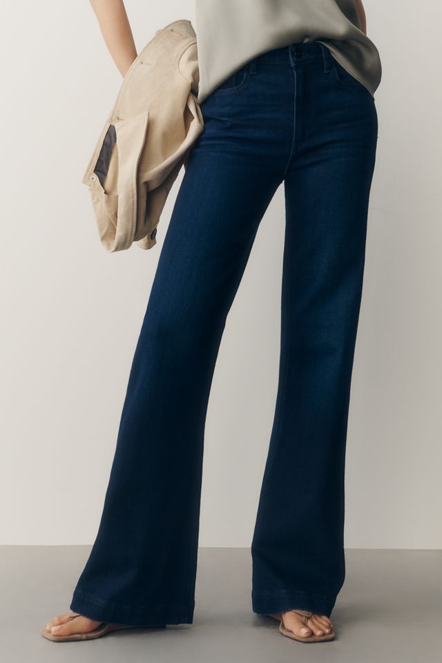 PAIGE Leenah 32" Mid-Rise Flared Jeans #4