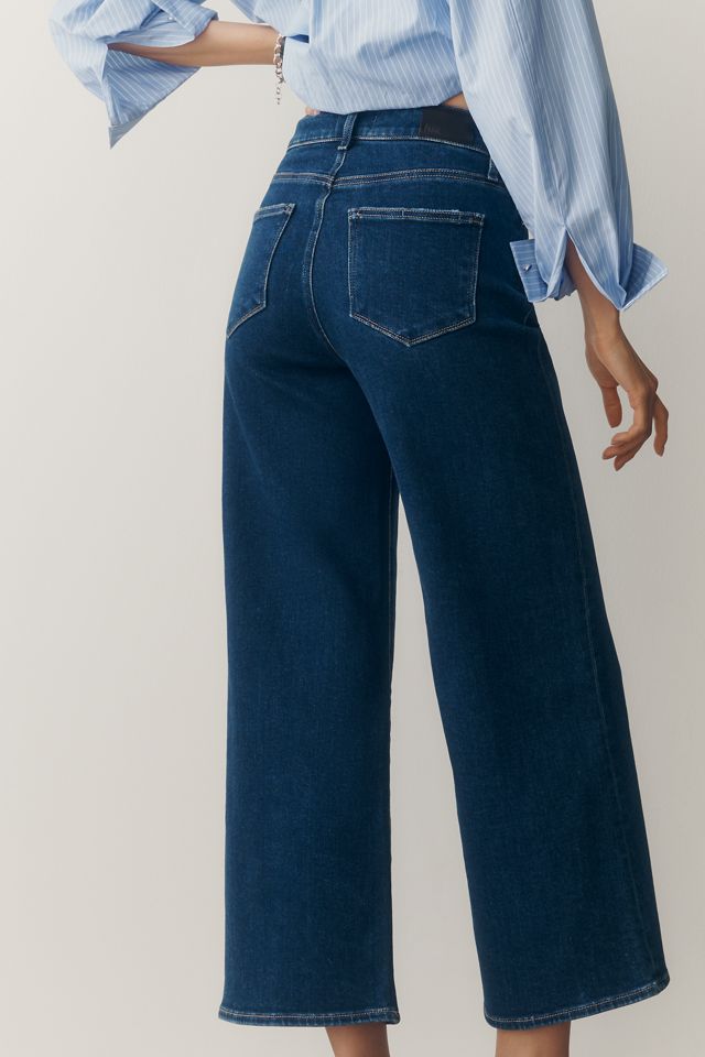 PAIGE Anessa 27" High-Rise Crop Wide-Leg Jeans #2