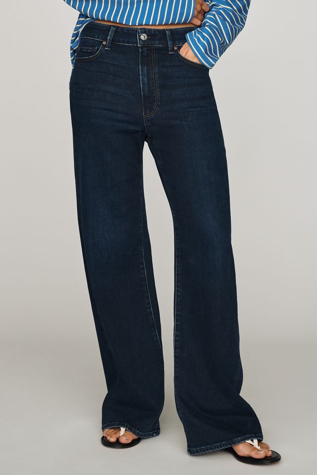 PAIGE Anessa High-Rise Wide-Leg Jeans #1