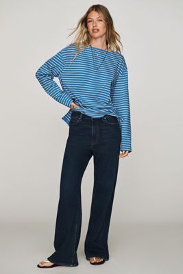 PAIGE Anessa High-Rise Wide-Leg Jeans