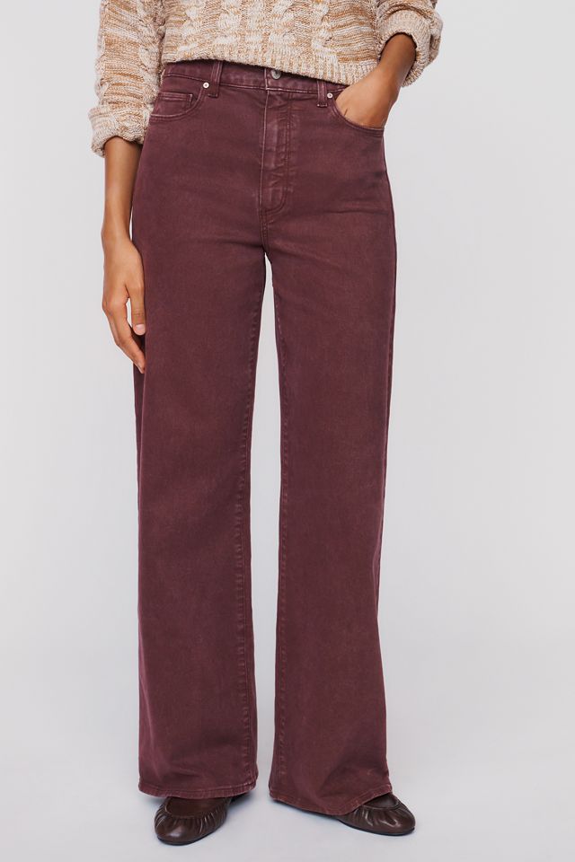PAIGE Anessa 31" High-Rise Wide-Leg Jeans #1