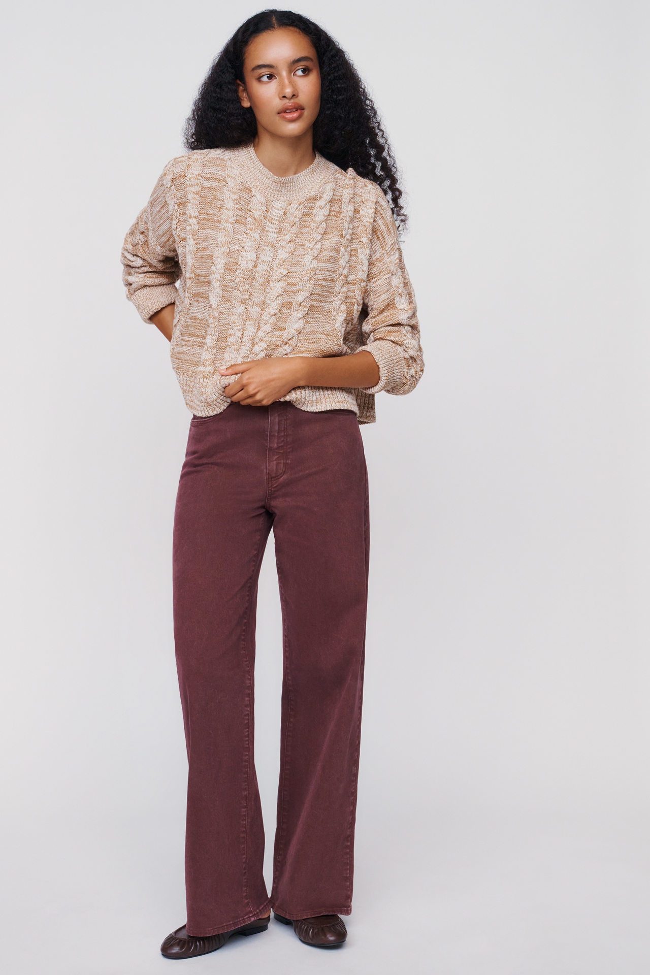 PAIGE Anessa 31" High-Rise Wide-Leg Jeans