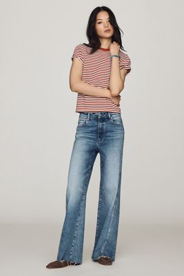 PAIGE Anessa Twist-Out High-Rise Wide-Leg Jeans