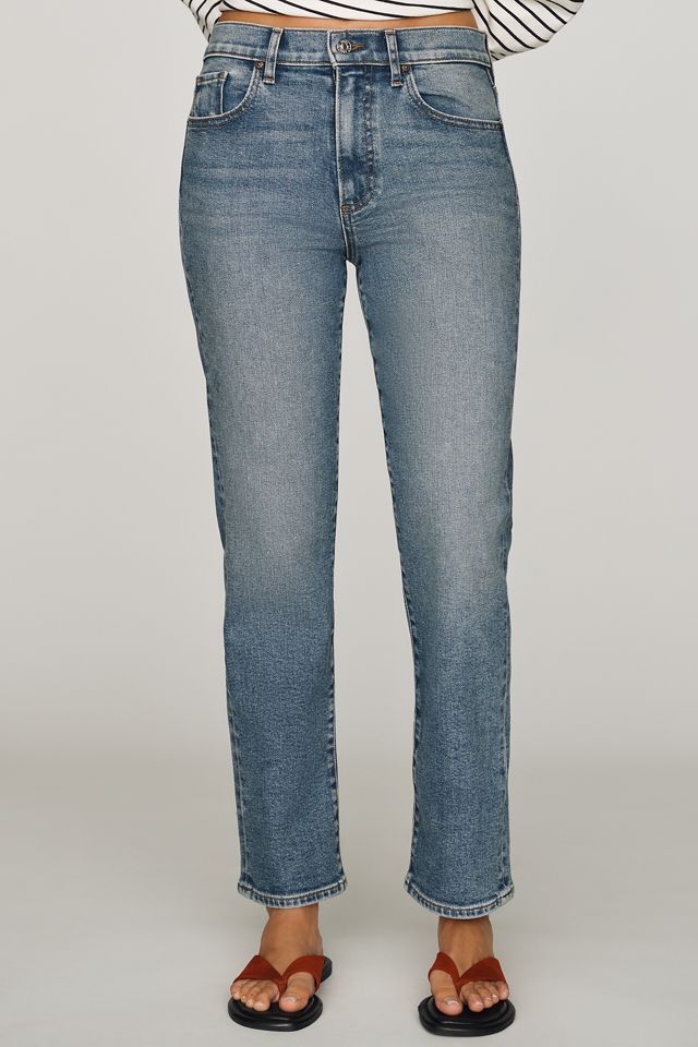 PAIGE Reece High-Rise Slim Straight Jeans #1