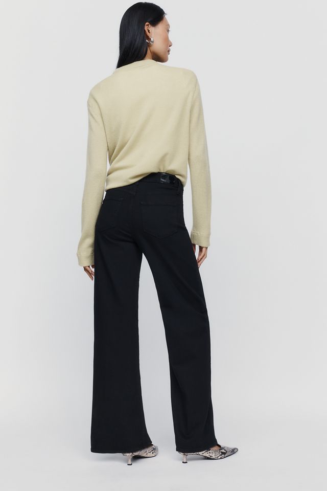 PAIGE Anessa 31" High Rise Wide Leg Jeans  #3