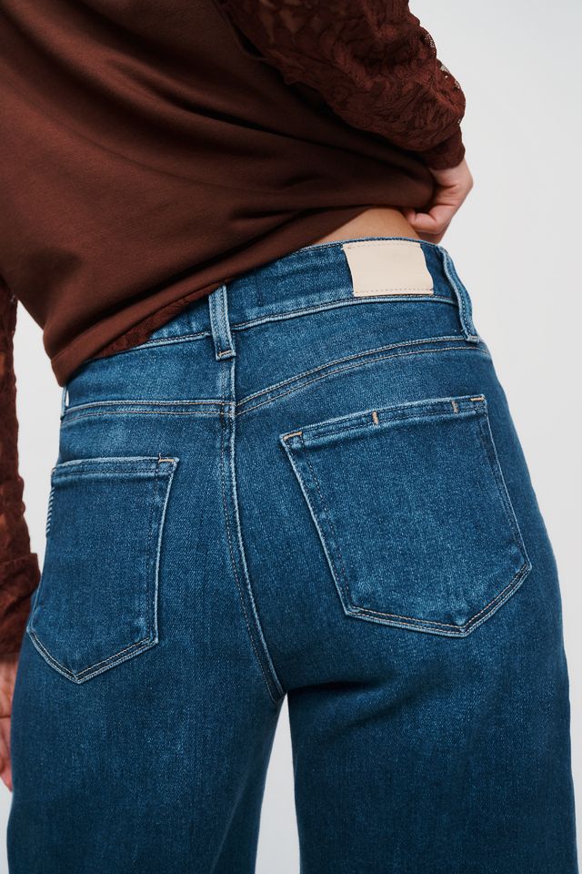 PAIGE Anessa Petite High Rise Wide Leg Jeans #4