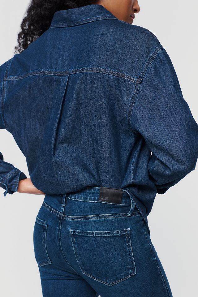PAIGE Laurel Canyon 32" High Rise Bootcut Jeans #3