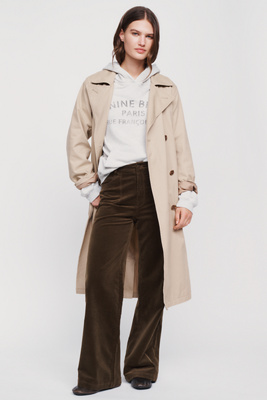 PAIGE Anessa 31" High Rise Wide Leg Utility Jeans by Anthropologie