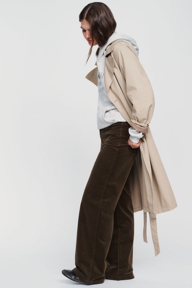PAIGE Anessa 31" High Rise Wide Leg Utility Jeans #1