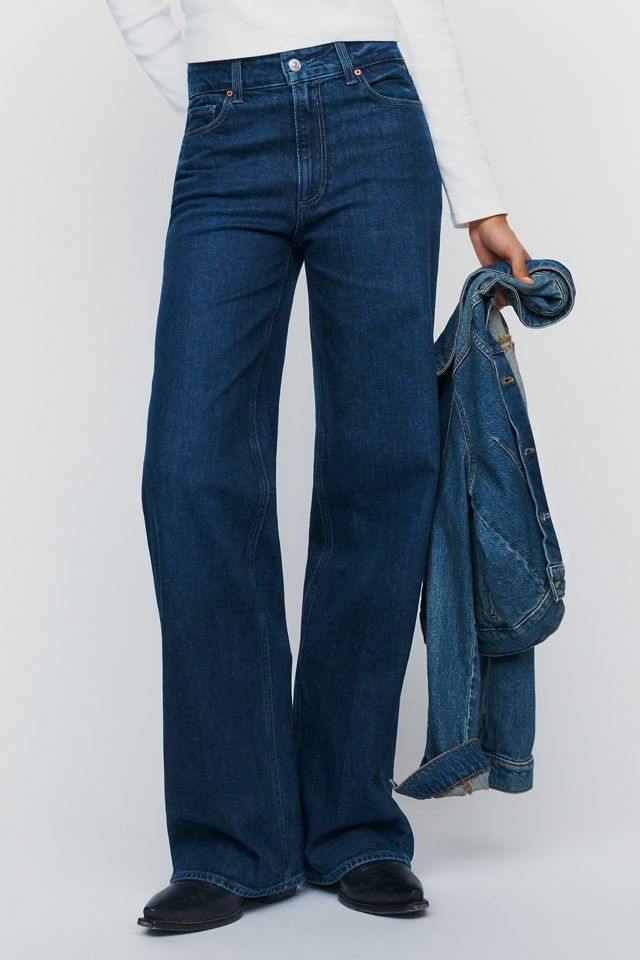 PAIGE Sasha High Rise Wide Leg Jeans #1