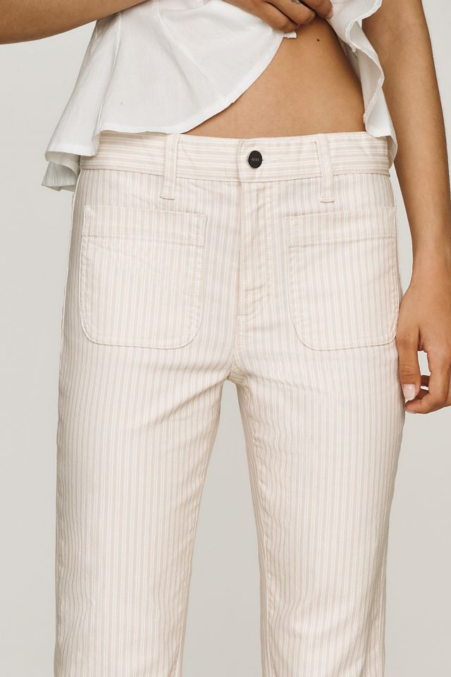 PAIGE Mason Mid-Rise Crop Bootleg Jeans #1