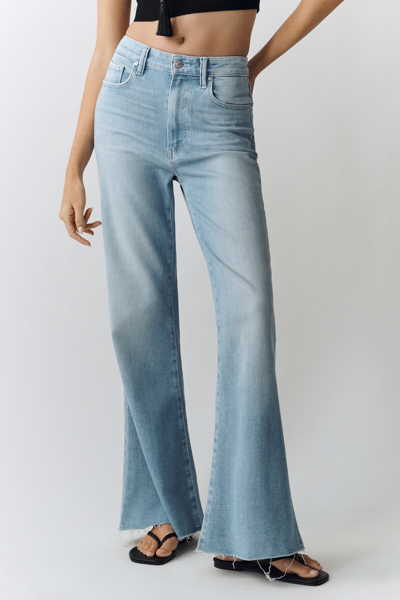 PAIGE Marlow Skimmer High-Rise Flare Jeans