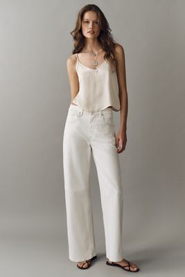 PAIGE Arellia Skimmer High-Rise Tapered Jeans