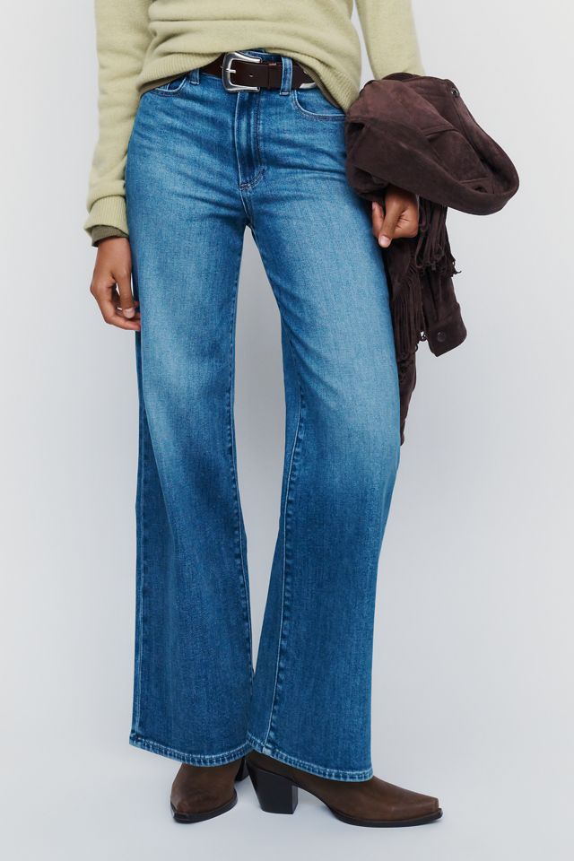 PAIGE Anessa 31" High Rise Wide Leg Jeans #2