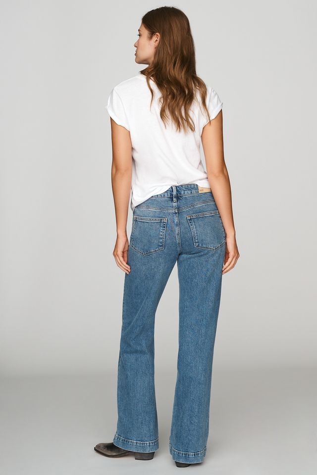 PAIGE Leenah 32" High-Rise Flared Jeans #3