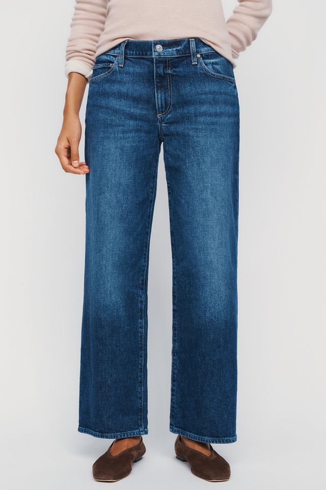 PAIGE Dana Low-Rise Wide-Leg Jeans #2
