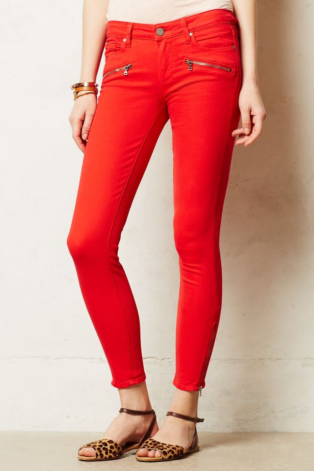 Paige jeans hot sale red