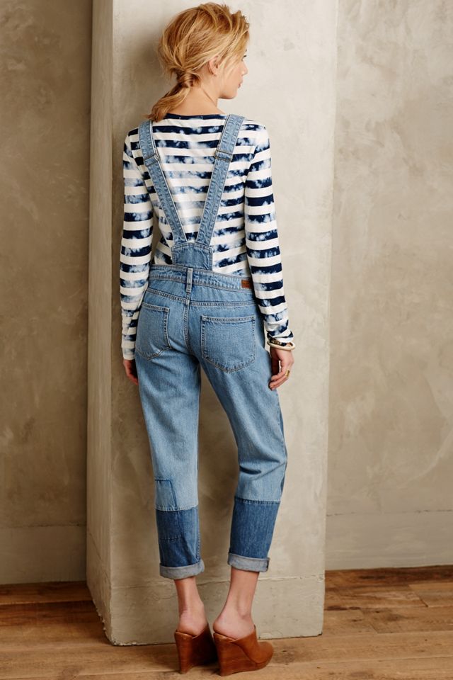 Paige Patchworked Sierra Overalls #1