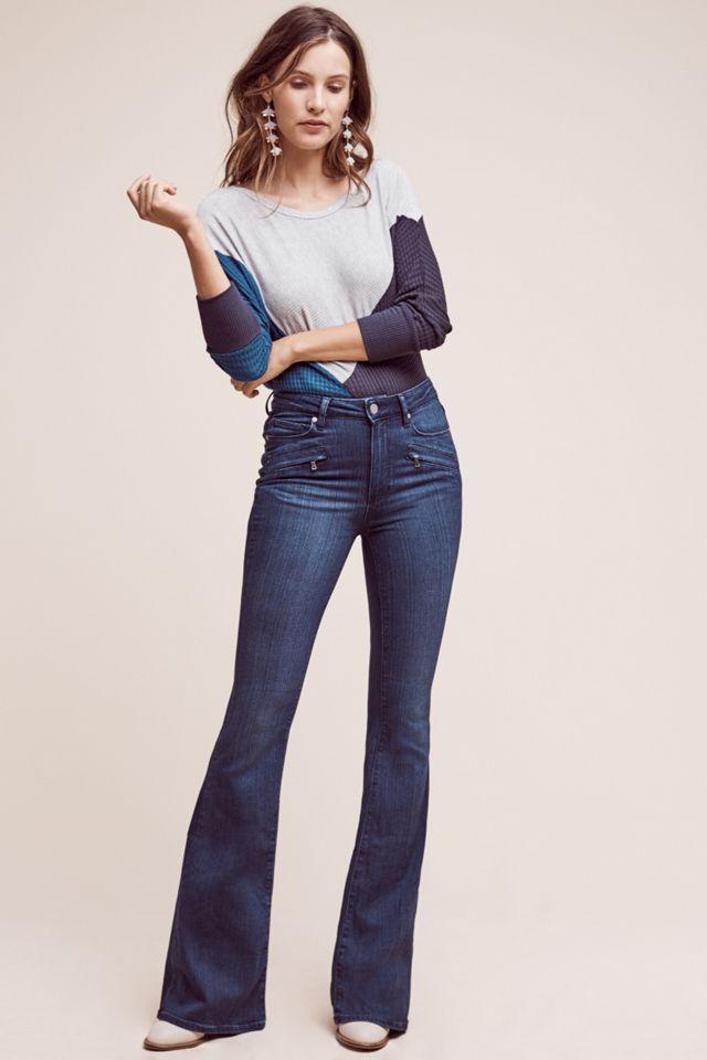 Paige Renata High-Rise Flare Jeans #1