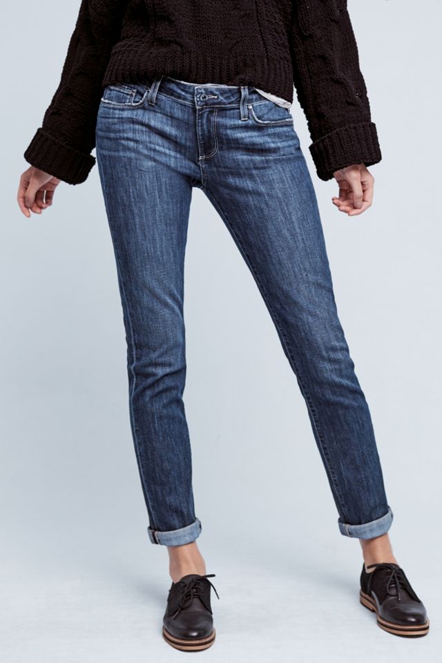 Paige Jimmy Jimmy Mid-Rise Slim Boyfriend Jeans #1