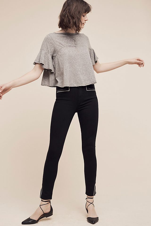 Paige Hunter High-Rise Skinny Ankle Jeans | Anthropologie