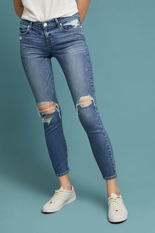 Paige Verdugo Low-Rise Cropped Skinny Jeans #3