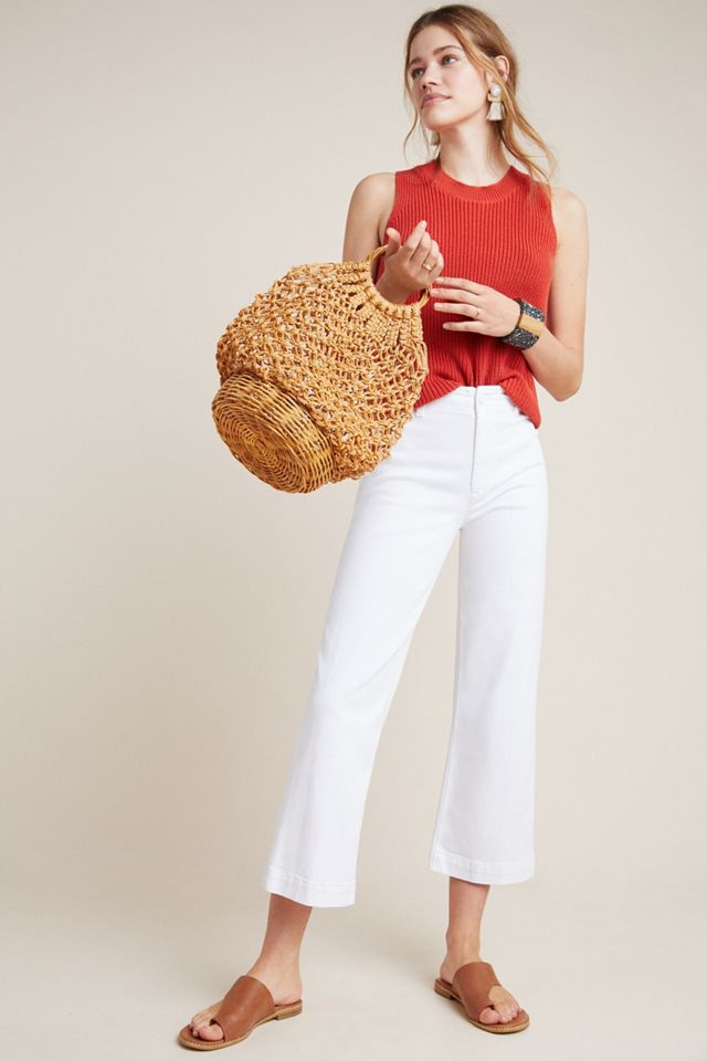 Paige Nellie High-Rise Culotte Jeans