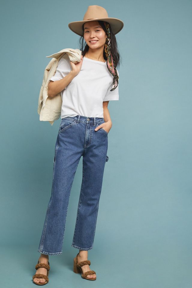 3x1 Rose High-Rise Cropped Flare Jeans #4