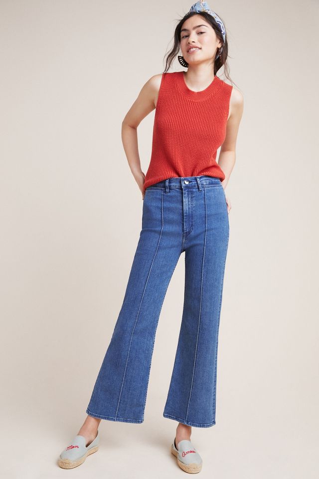 3x1 Nicolette Ultra High-Rise Cropped Flare Jeans | Anthropologie