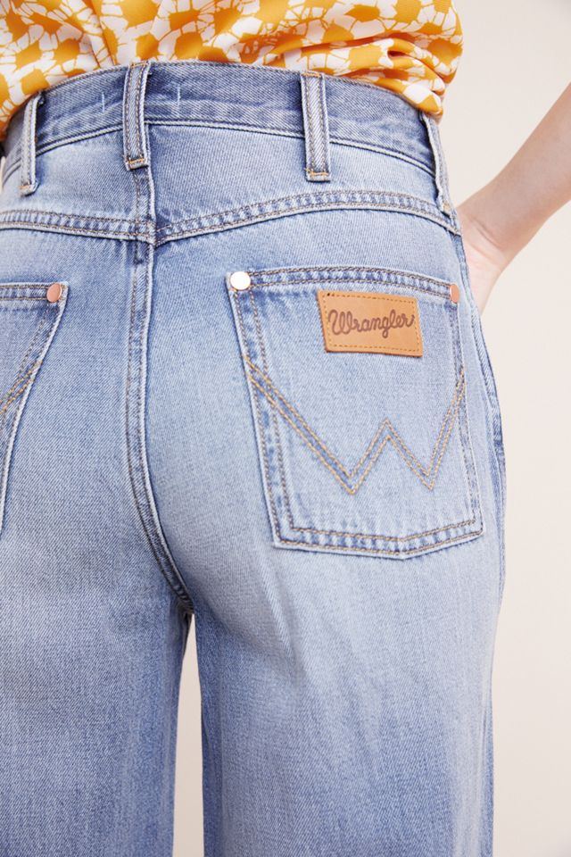 Wrangler Ultra High-Rise Cropped Wide-Leg Jeans #1