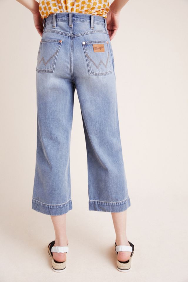 Wrangler Ultra High-Rise Cropped Wide-Leg Jeans #2