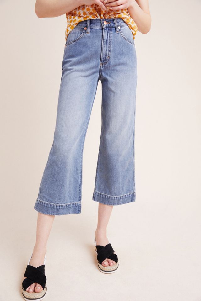 Wrangler Ultra High-Rise Cropped Wide-Leg Jeans #3