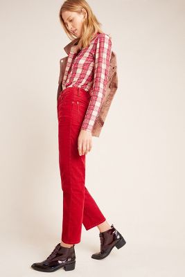 wrangler red corduroy pants