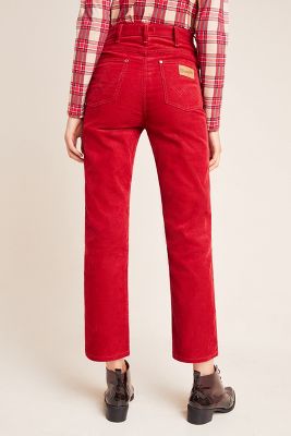 wrangler heritage fit cord pants