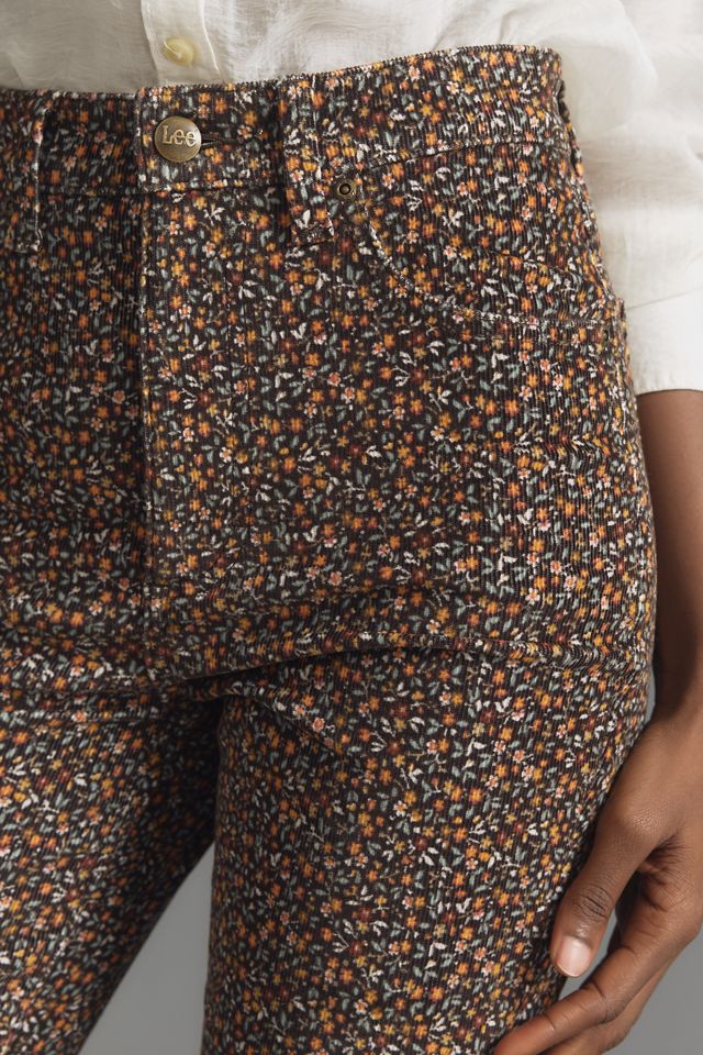 Lee Floral High-Rise Flare Jeans #3