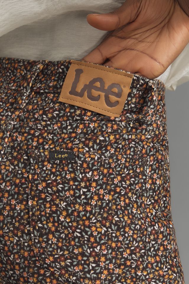 Lee Floral High-Rise Flare Jeans #4
