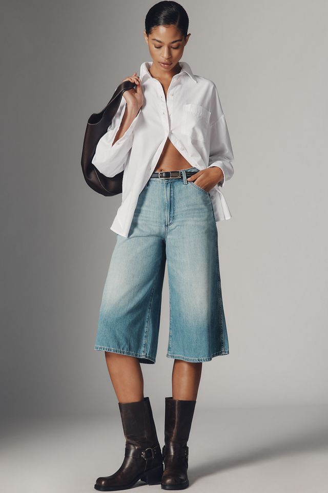 Wrangler High-Rise Culotte Jeans #4