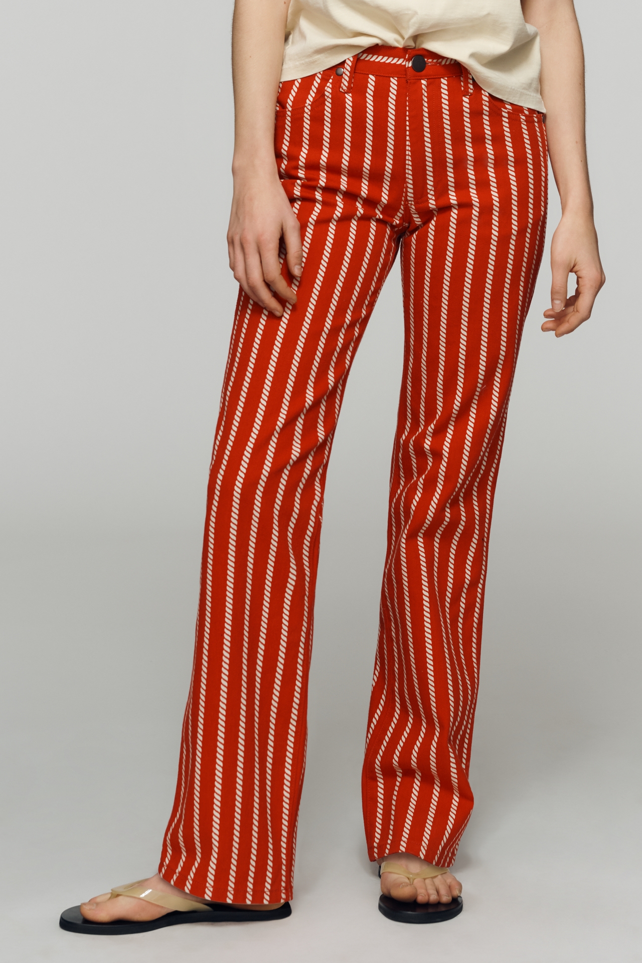 Wrangler Cotton Wrancher High-Rise Straight Leg Jeans