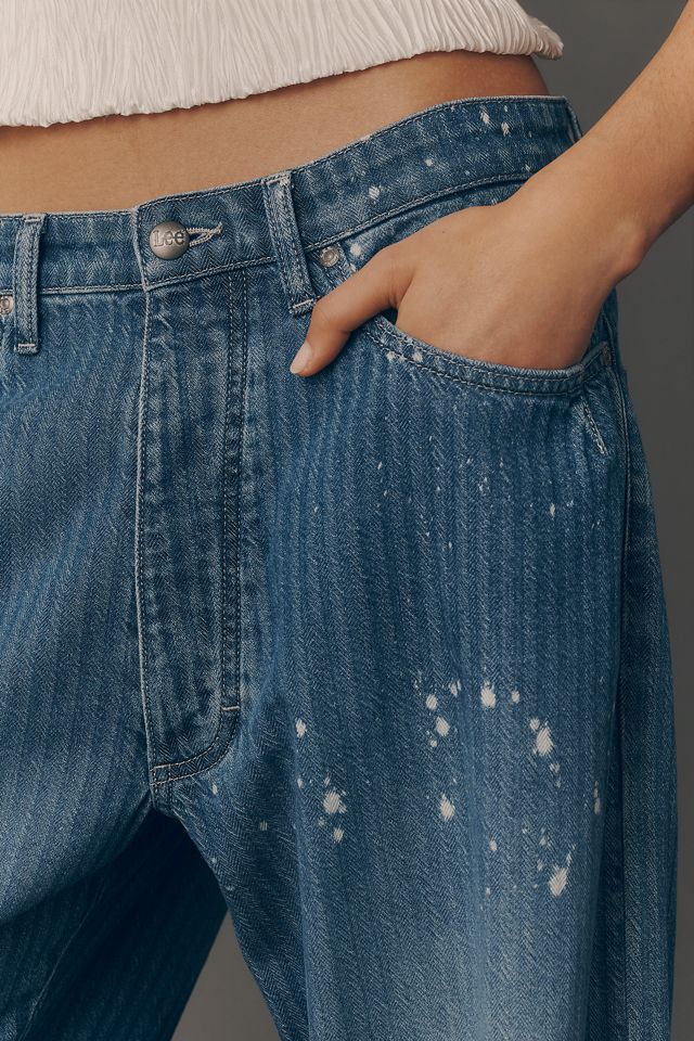 Lee Button-Fly High-Rise Relaxed Jeans #3