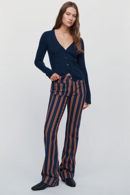 Wrangler Rainbow Mid Rise Flare Jeans 