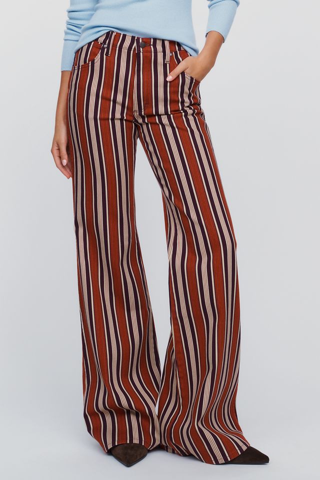 Wrangler 70s High Rise Flare Striped Jeans  #2