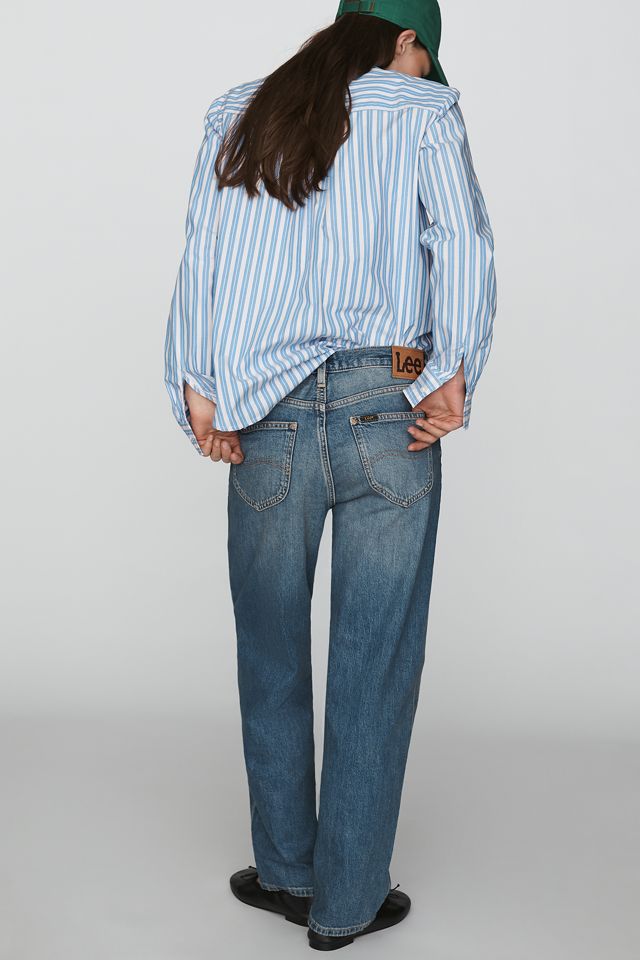 LEE High-Rise Relaxed Straight-Leg Jeans #1