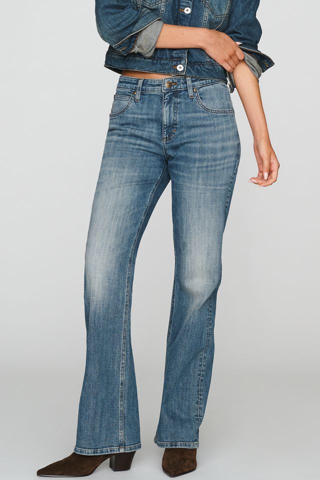 Lee Bow Mid-Rise Flare Jeans #4