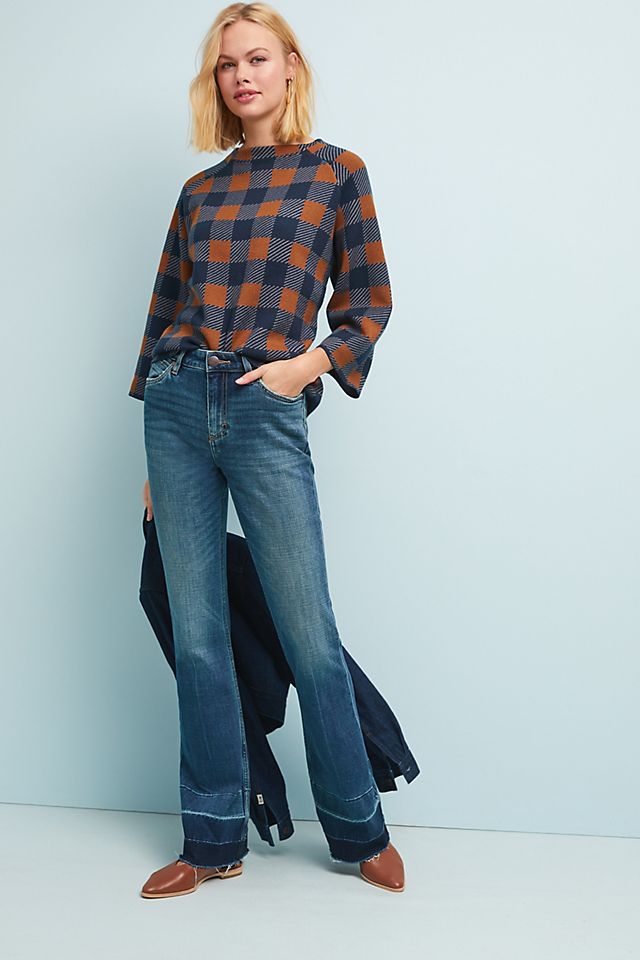 Wrangler Exaggerated High-Rise Bootcut Jeans | Anthropologie