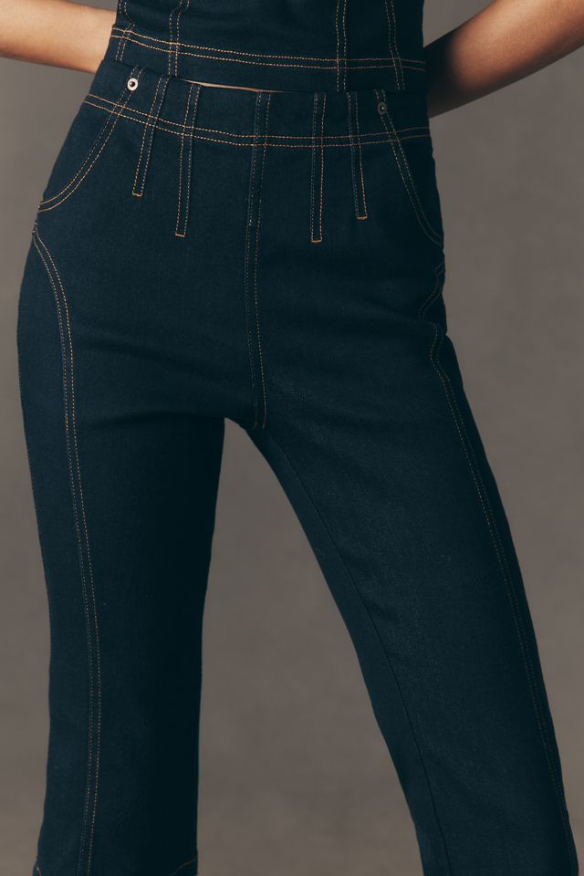 Jeans Dritti Vita Alta The Bella Capri di Pilcro #8
