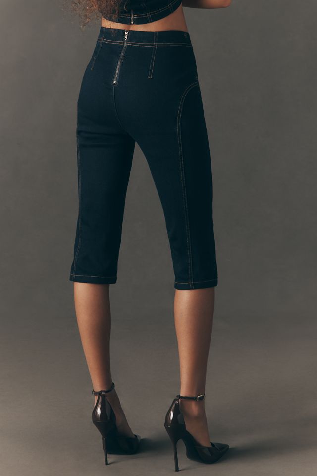 Jeans Dritti Vita Alta The Bella Capri di Pilcro #7