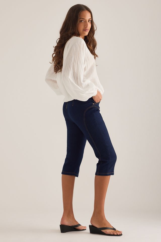 Jeans Dritti Vita Alta The Bella Capri di Pilcro #2