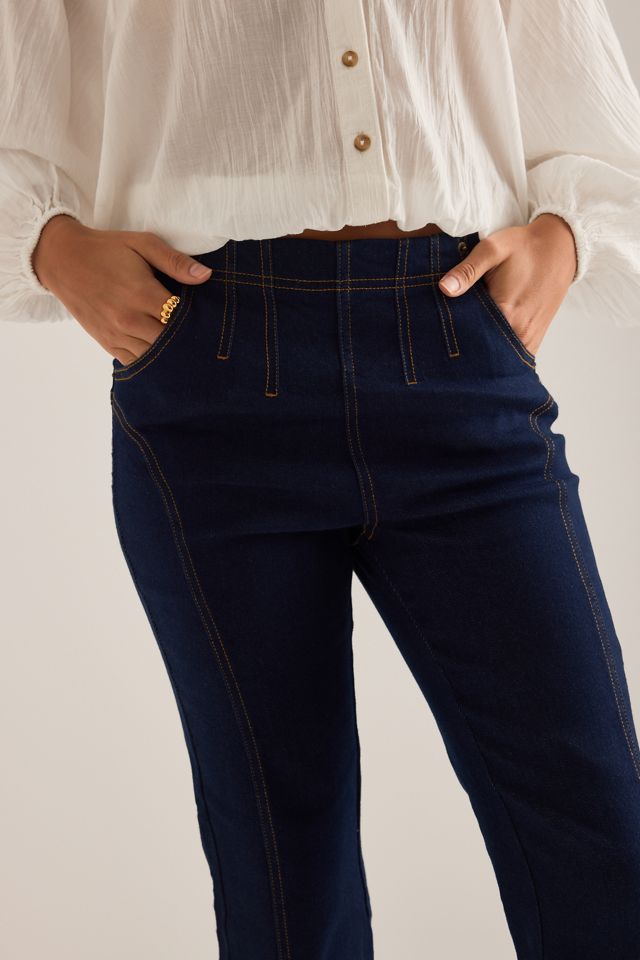 Jeans Dritti Vita Alta The Bella Capri di Pilcro #3
